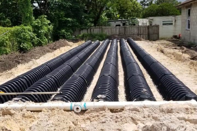 new-drain-field-installation